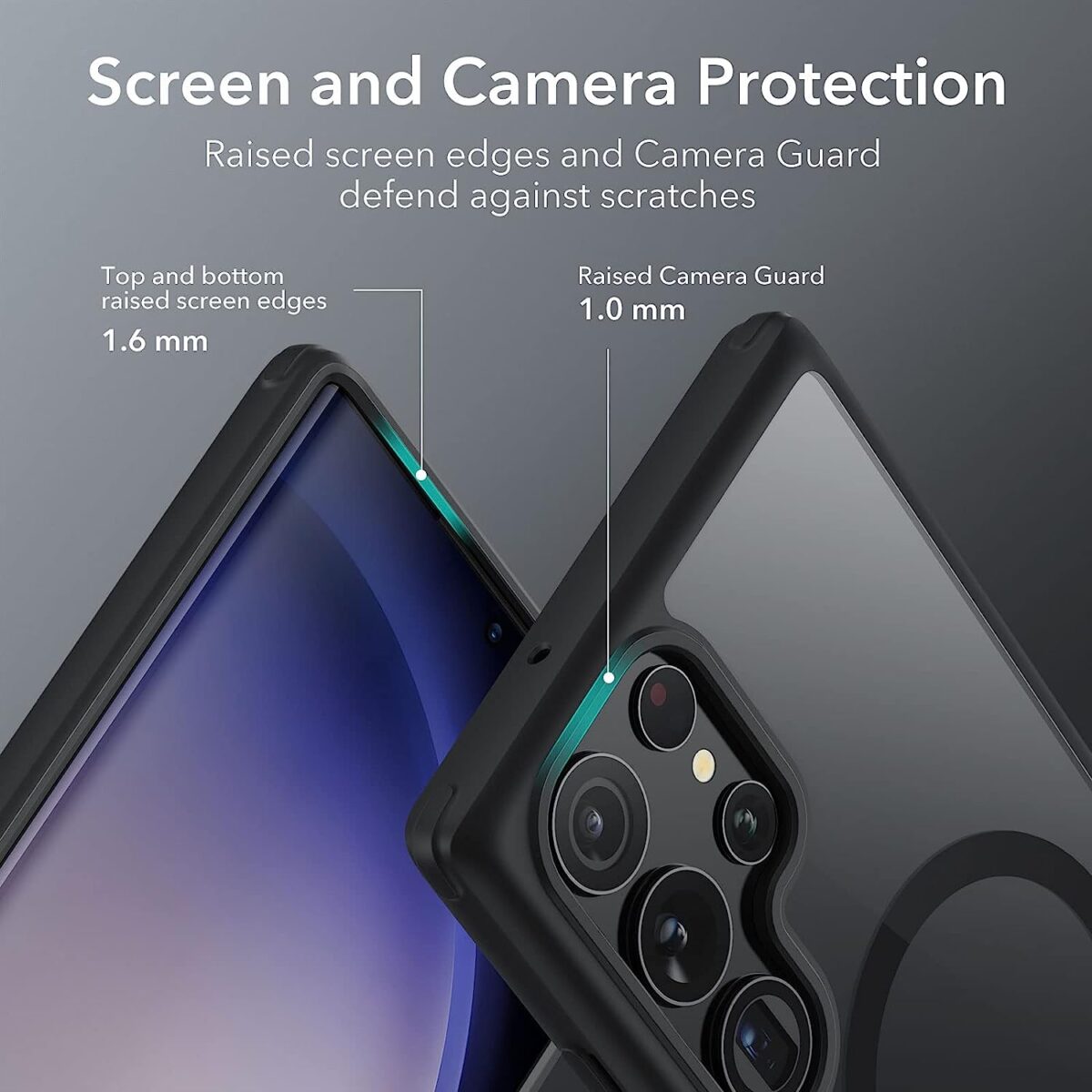 Samsung S23 Ultra Case with Screen and Camera Protection