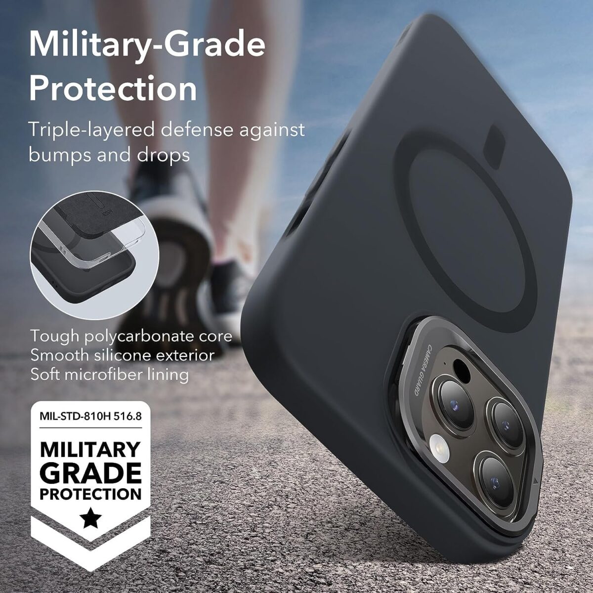 iPhone 15 Pro Max Case offers military grade protection
