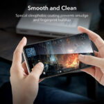 ESR Armorite Screen Protector for iPhone 15 Pro Max - Smooth and Clean
