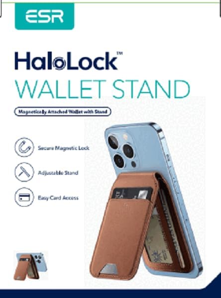ESR Leather MagSafe Wallet Card Holder for iPhone