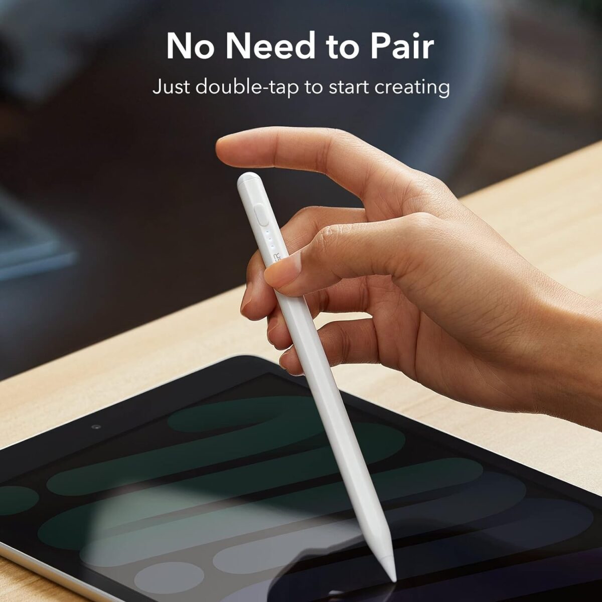 ESR Stylus Pencil with Double tap to connect features