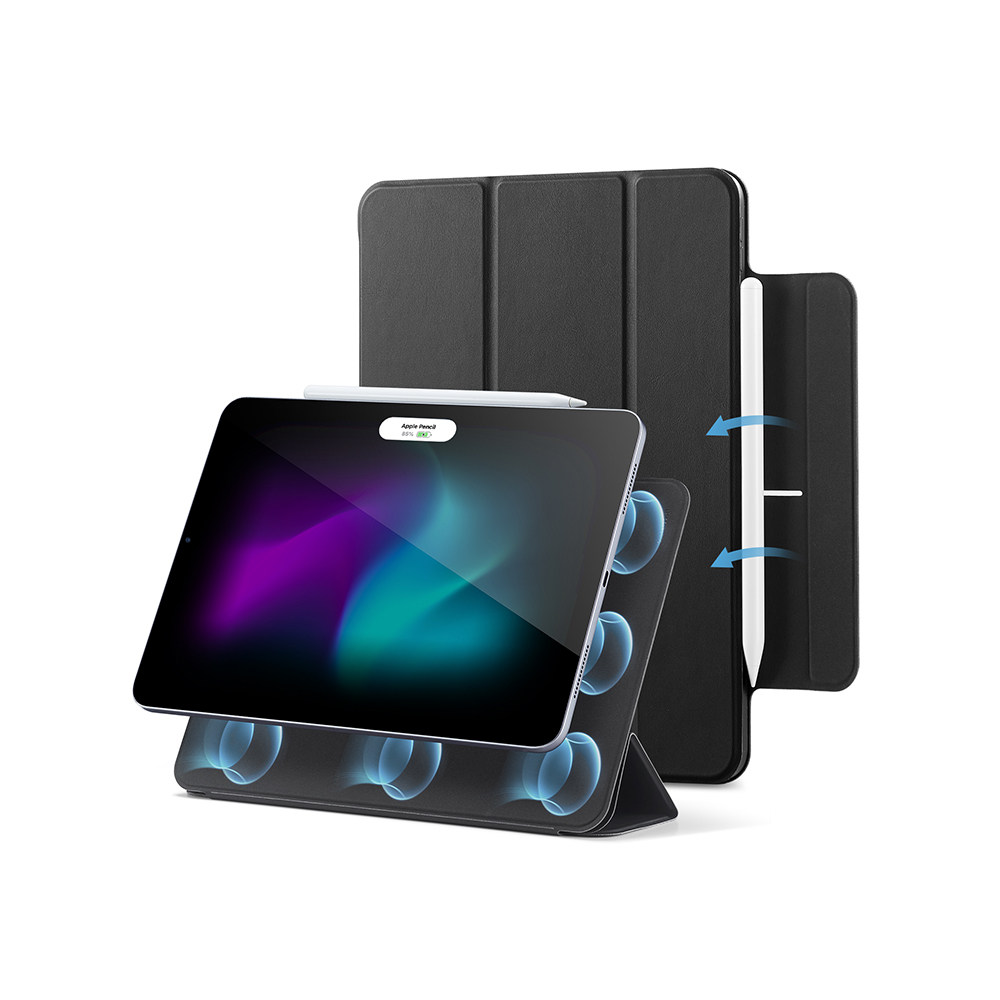 ESR Rebound Magnetic Case for iPad Pro 2024- Black (Main Image)