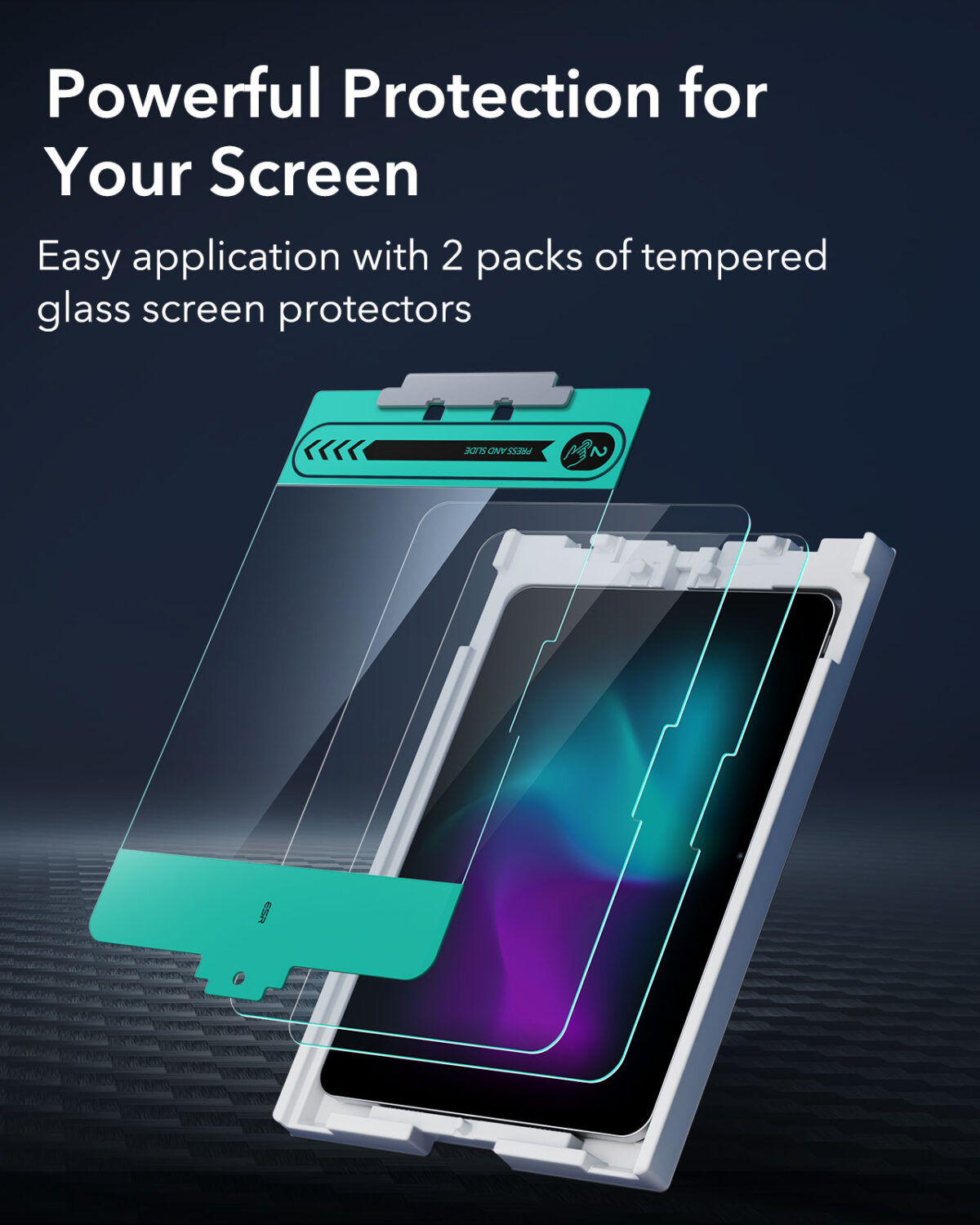 ESR Tempered Glass Screen Protector for iPad Pro 2024 9