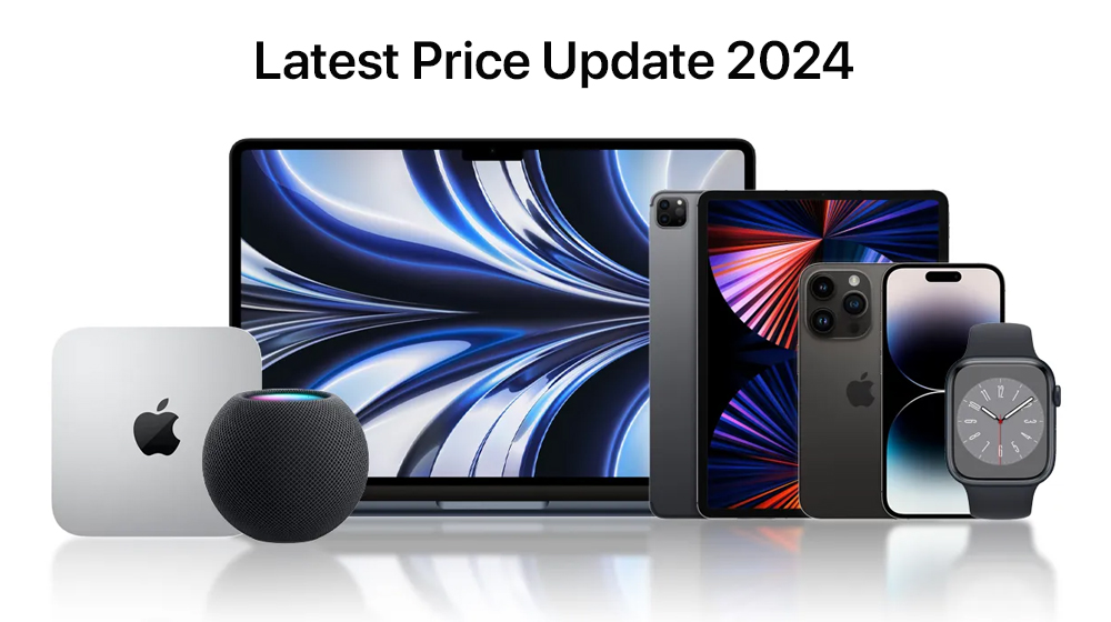 Stay informed with the 2024 price update for Apple Products, now reflecting the 2024 price list.