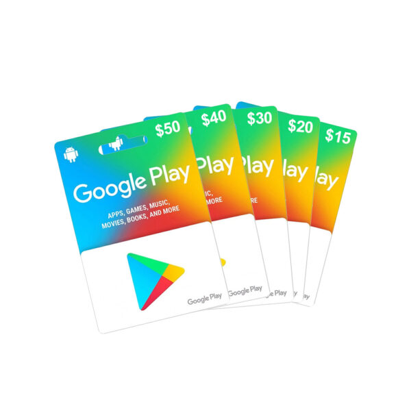 Google play gift card USA region by email delivery