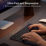 ESR Velocity85 Wireless Keyboard with mechanical keys for precise, tactile typing experience.