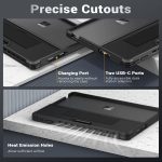 Close-up of MoKo Case hand strap for secure one-handed use