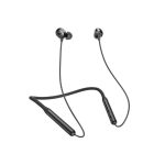 Anker Soundcore Life U2i Wireless Neckband Headphones in black, showcasing the ergonomic lightweight design.