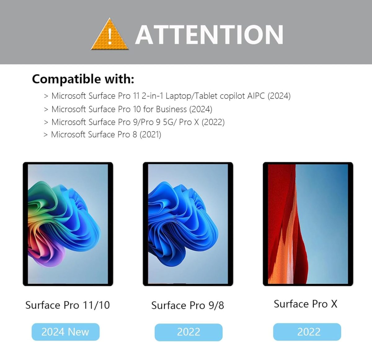 Vmax Tempered Glass Screen Protector for Surface Pro