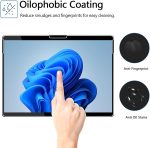 Surface Pro screen with Vmax screen protector, demonstrating HD clarity and smooth touch responsiveness.