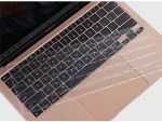 Precision-fit WiWU keyboard cover on MacBook Air 13.3-inch (A2337, A2179).