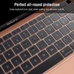 WiWU keyboard cover protecting MacBook Air M1 from spills and dust.
