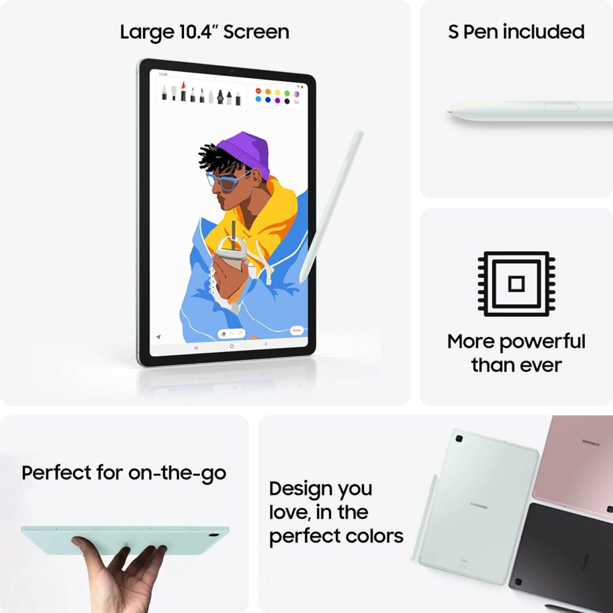 SAMSUNG Galaxy Tab S6 Lite 5G Cellular 2024 - Image 8