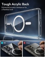ESR Classic Hybrid Case with MagSafe For Samsung Galaxy S25 Series- Clear - Image 6