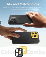 Raised-edge protection for screen and camera with ESR Cloud Series Case