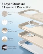 ESR Cloud Slim Silicone Case for iPhone 16 Pro Max- Light Tan