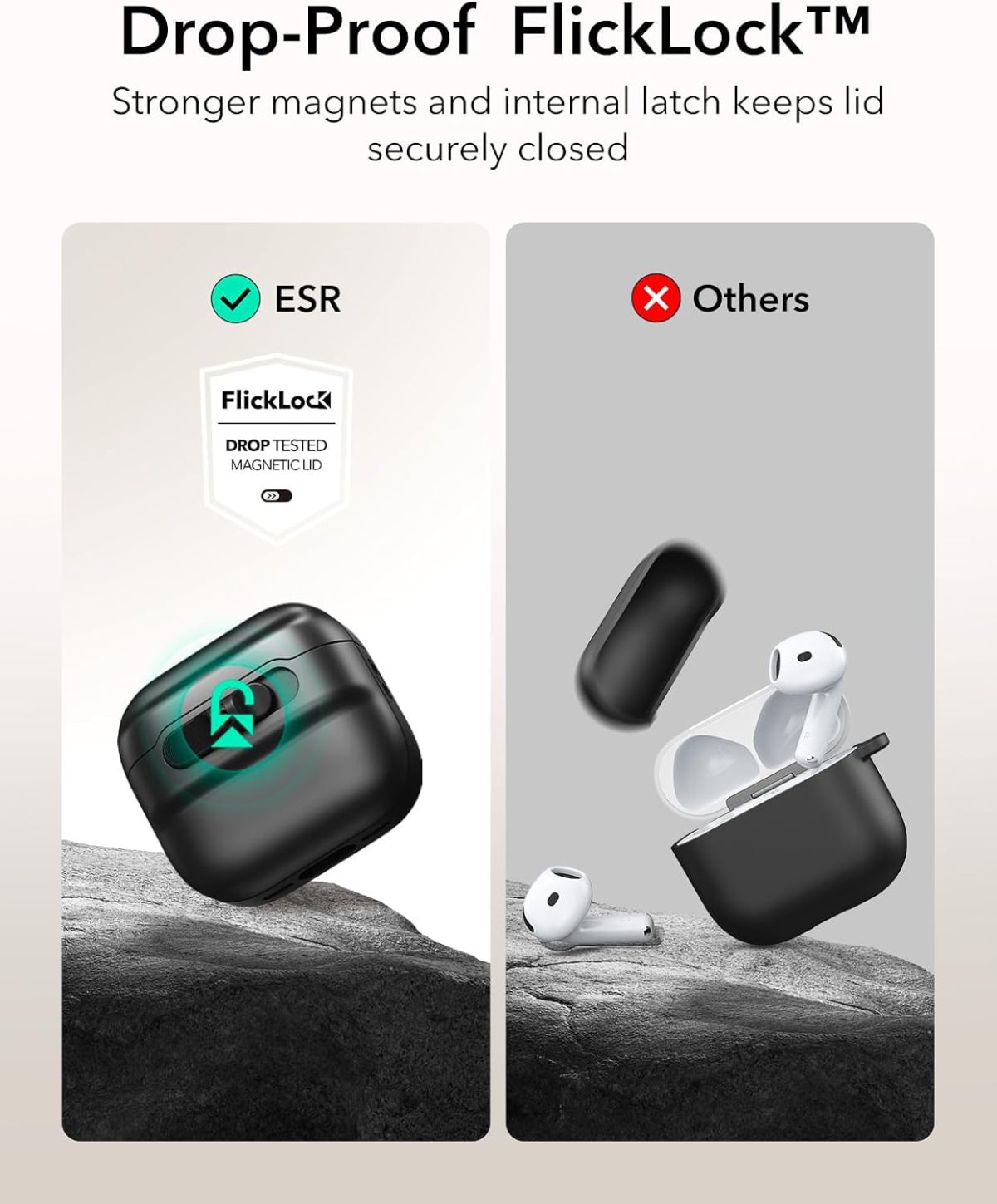 ESR AirPods 5 (2026), AirPods 4 (2024) Pulse FlickLock Magnetic Case - Image 8