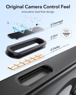 ESR Classic Stash Stand Case with Camera Control Button for iPhone 16 Series (Clear Black) - Image 6