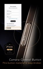 Camera control button protector for iPhone 16 Pro