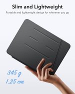 ESR for iPad Air 11 Inch Case (M3/M2/5th/4th Gen), Flip Magnetic Vertical Stand Cover with Pencil Holder - Image 6