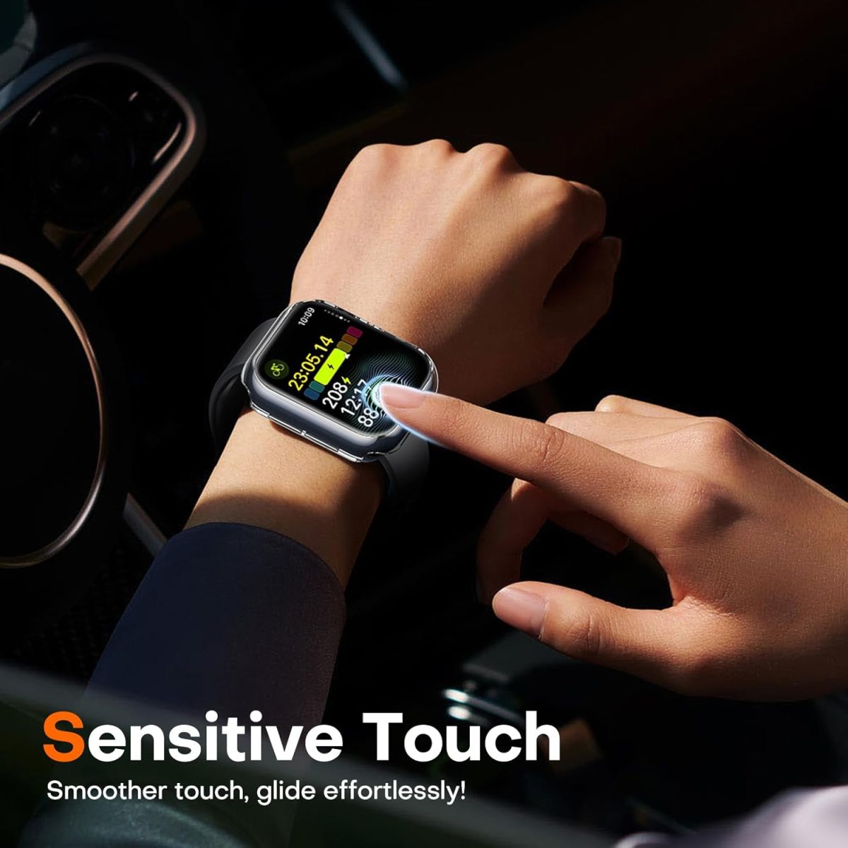 Apple Watch Series 11/10 46mm Case Clear on Hand