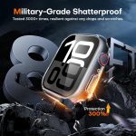 ANANK 9H Tempered Glass Apple Watch Case Detail