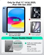 ESR Paper-Feel Magnetic Screen Protector for iPad 11th/10th Gen (2025/2022) - Image 2
