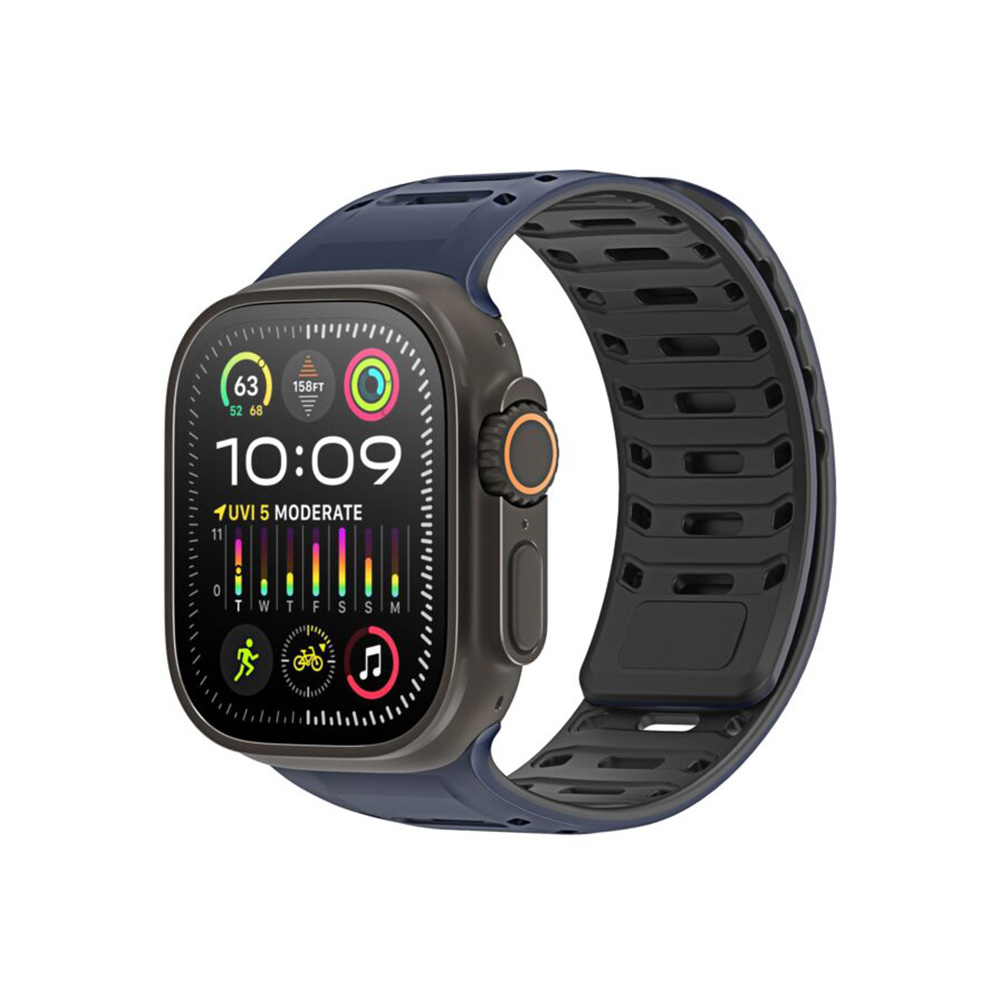 DUXDUCIS Magnetic Silicone Strap for Apple Watch – Modern Athletic Band