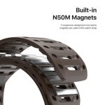 Soft silicone strap with magnetic closure