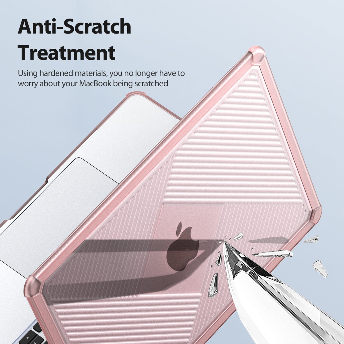 DUXDUCIS Heavy Duty Anti-Cracking MacBook Case with TPU Bumper- LCGH Series - Image 10