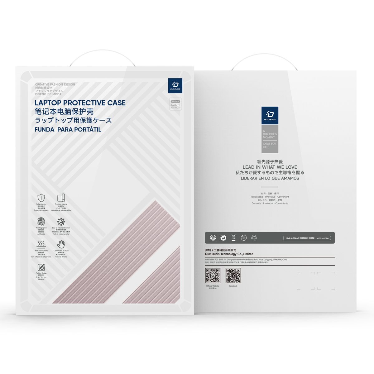 DUXDUCIS Heavy Duty Anti-Cracking MacBook Case with TPU Bumper- LCGH Series - Image 11