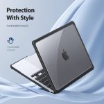 Front view of DUXDUCIS MacBook heavy duty case