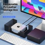 DUXDUCIS Leather Box for Mac mini M4 Front View