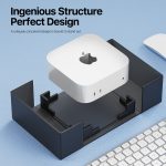 Open View of Mac mini M4 Leather Storage Case