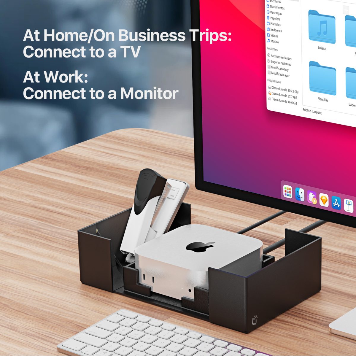 DUXDUCIS Storage Box for Mac mini M4 / M4 Pro – Magnetic Closure, Portable, Scratch Resistant - Image 8