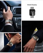 Milanese loop strap in Black, Silver, and Graphite