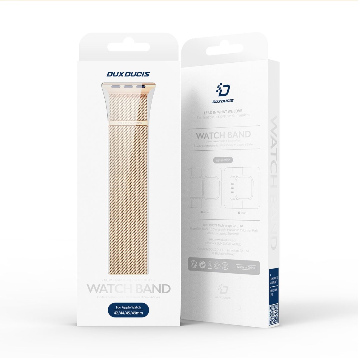 DUXDUCIS Apple Watch Milanese loop magnetic strap