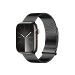 Black stainless steel Apple Watch band