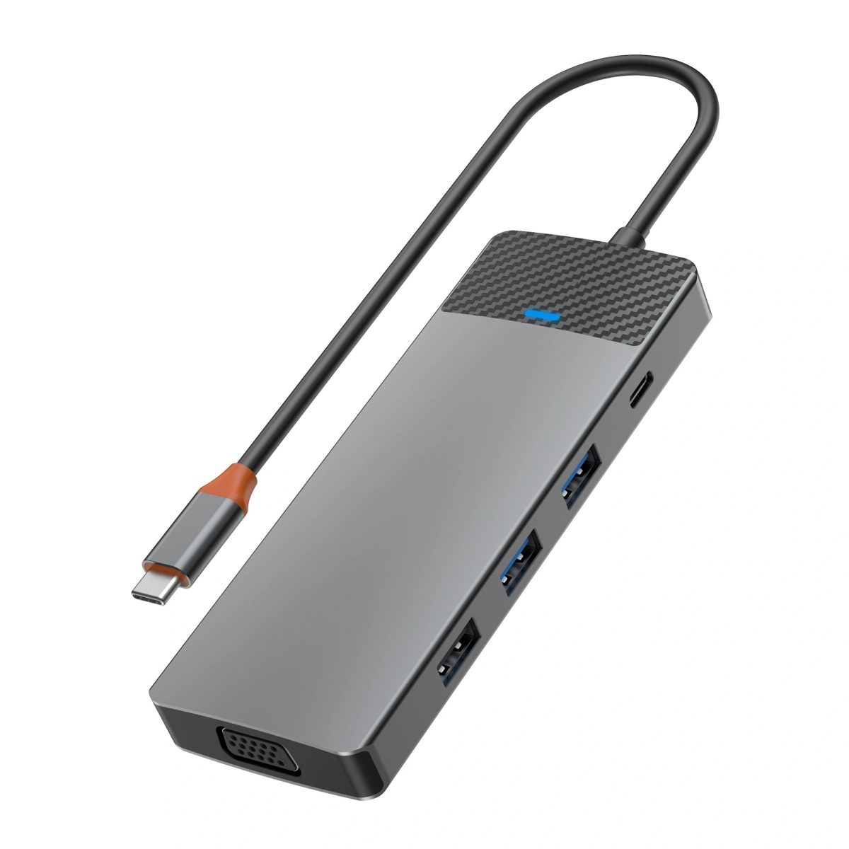 WiWU Linker 921 9-in-1 USB-C Hub full view