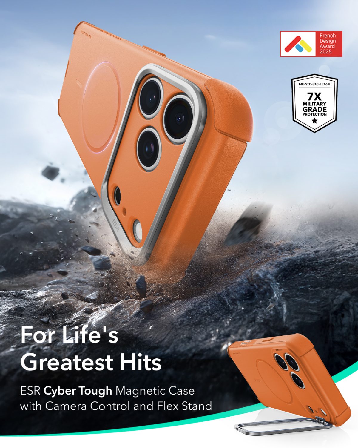 ESR Cyber Tough iPhone 18 & 17 Series Magnetic Case
