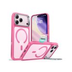 ESR iPhone 17 Case Frosted Pink on iPhone 17