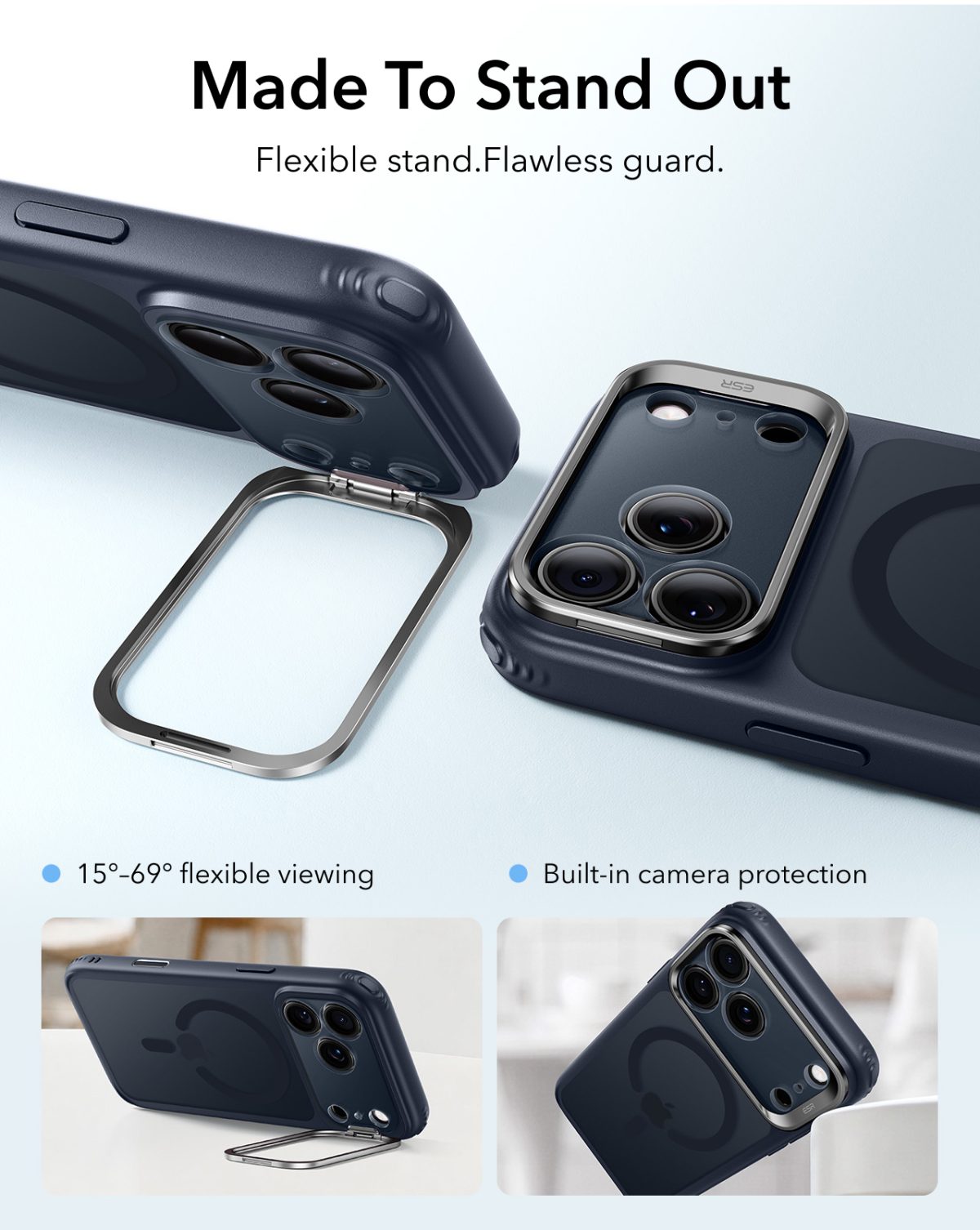 ESR iPhone 18 & 17 Series Classic Flex Stand Case