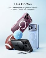 ESR iPhone 18 & 17 Series Classic Flex Stand Case Clear Black
