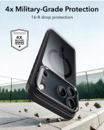 ESR iPhone 18 & 17 Series Classic Flex Stand Case Clear Black