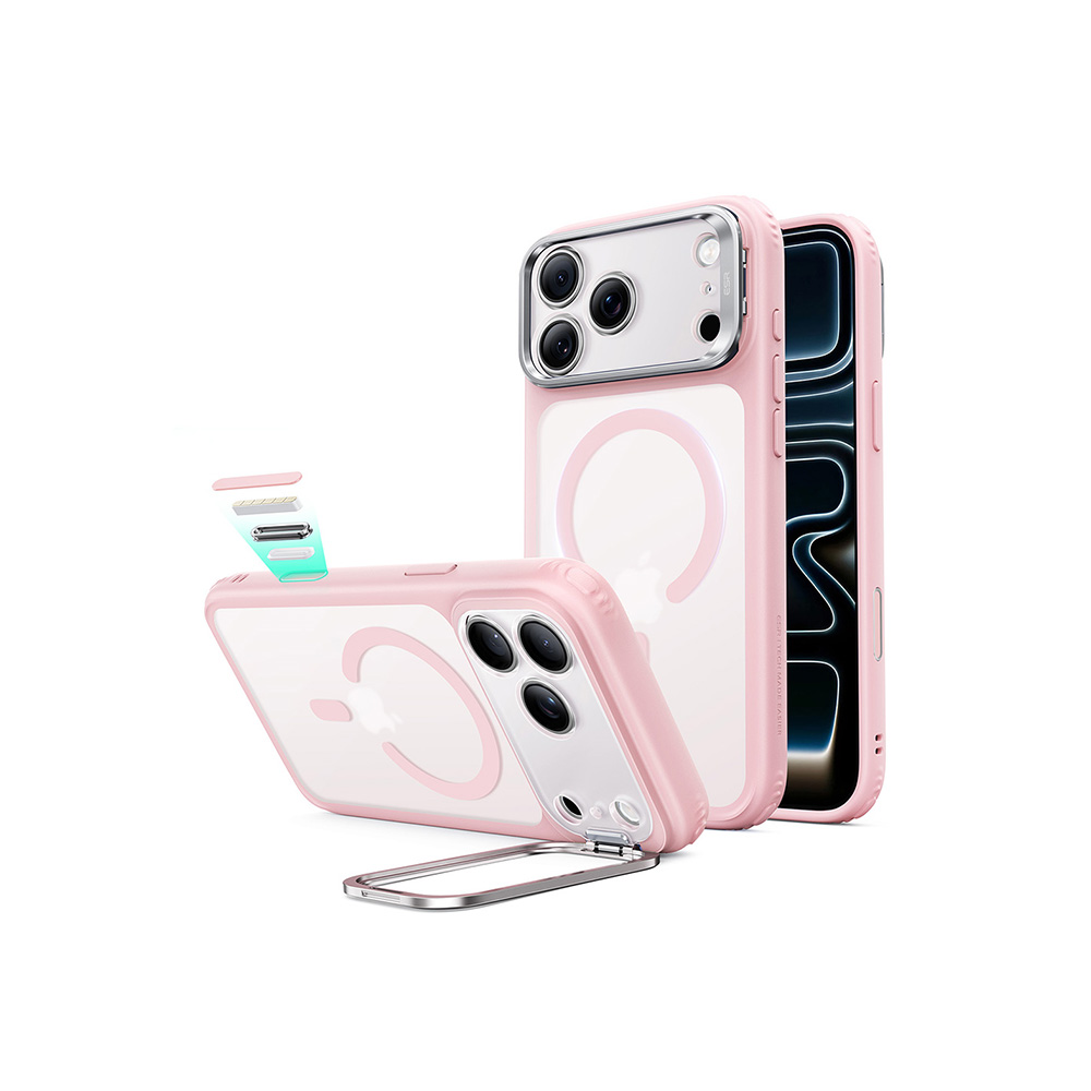 ESR iPhone 18 & 17 Series Classic Flex Stand Case Pink