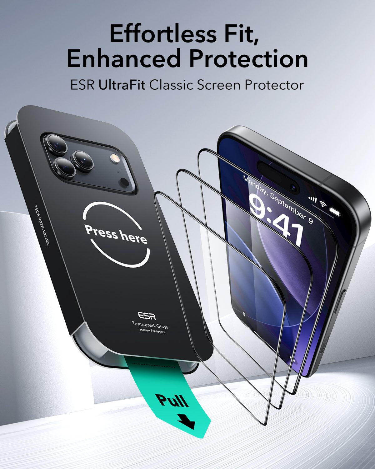 ESR Ultrafit Classic Screen Protector for iPhone 17 Series - Image 3