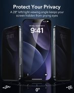 ESR UltraFit Armorite ®️ Privacy Glass Screen Protector for iPhone 17 Series- 3 Pack - Image 8