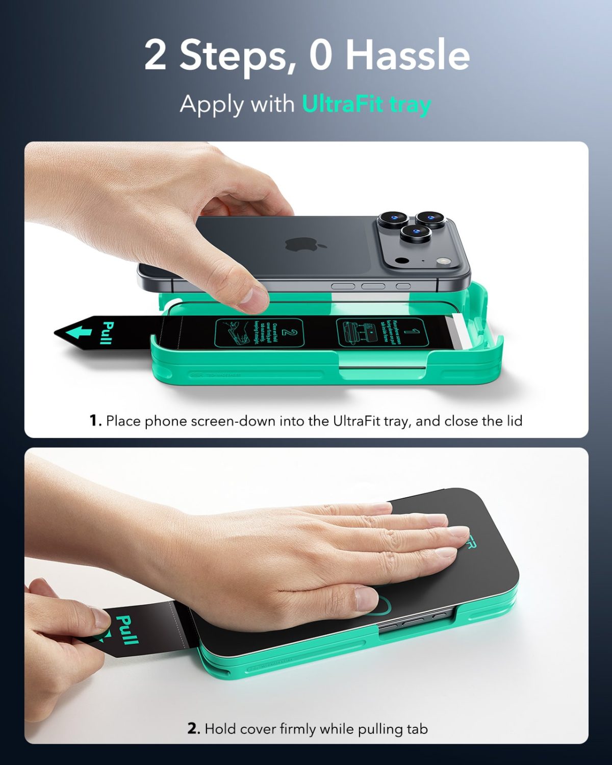 UltraFit Tray Alignment System for Bubble-Free Install