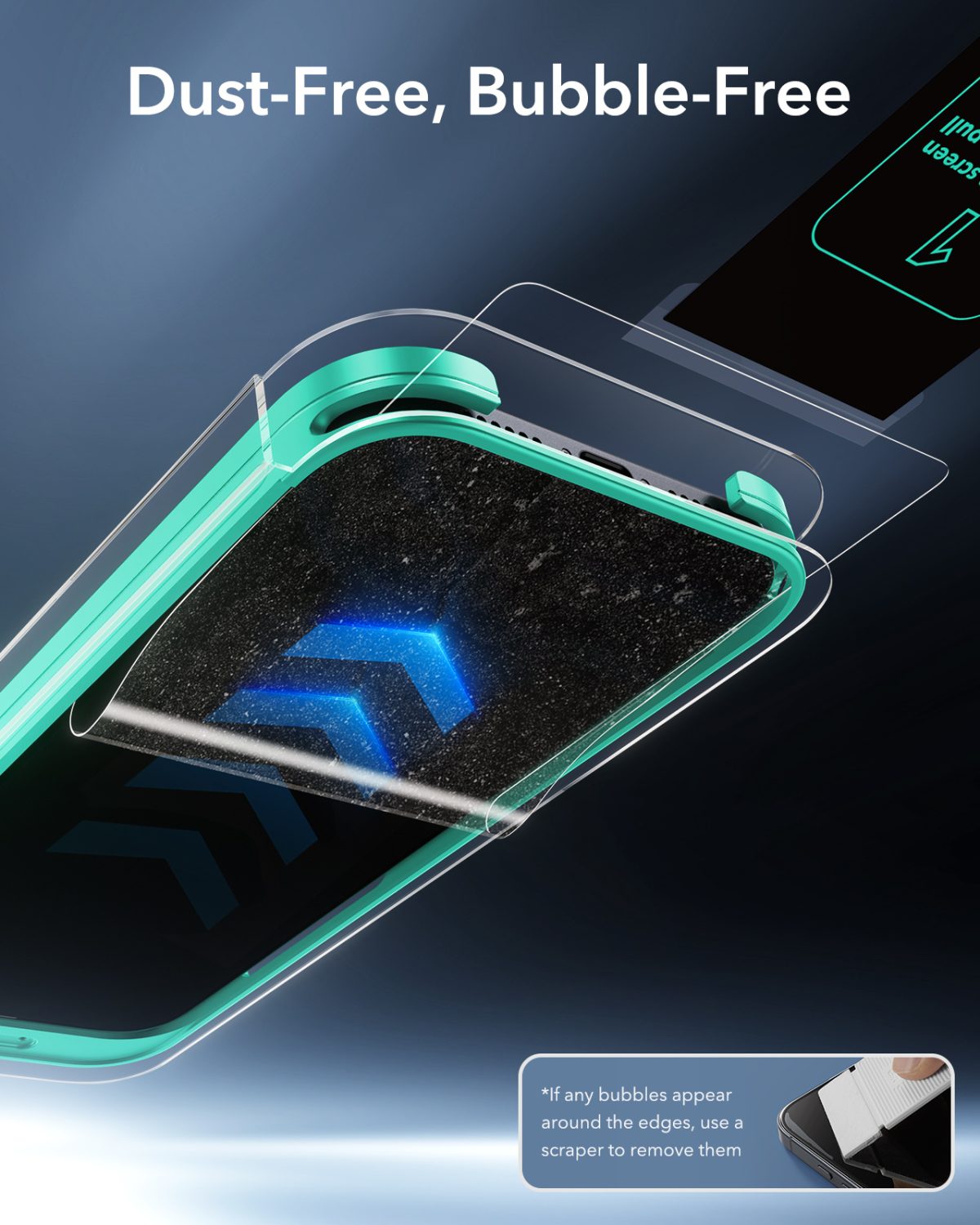 ESR UltraFit Armorite ®️ Privacy Glass Screen Protector for iPhone 17 Series- 3 Pack - Image 6