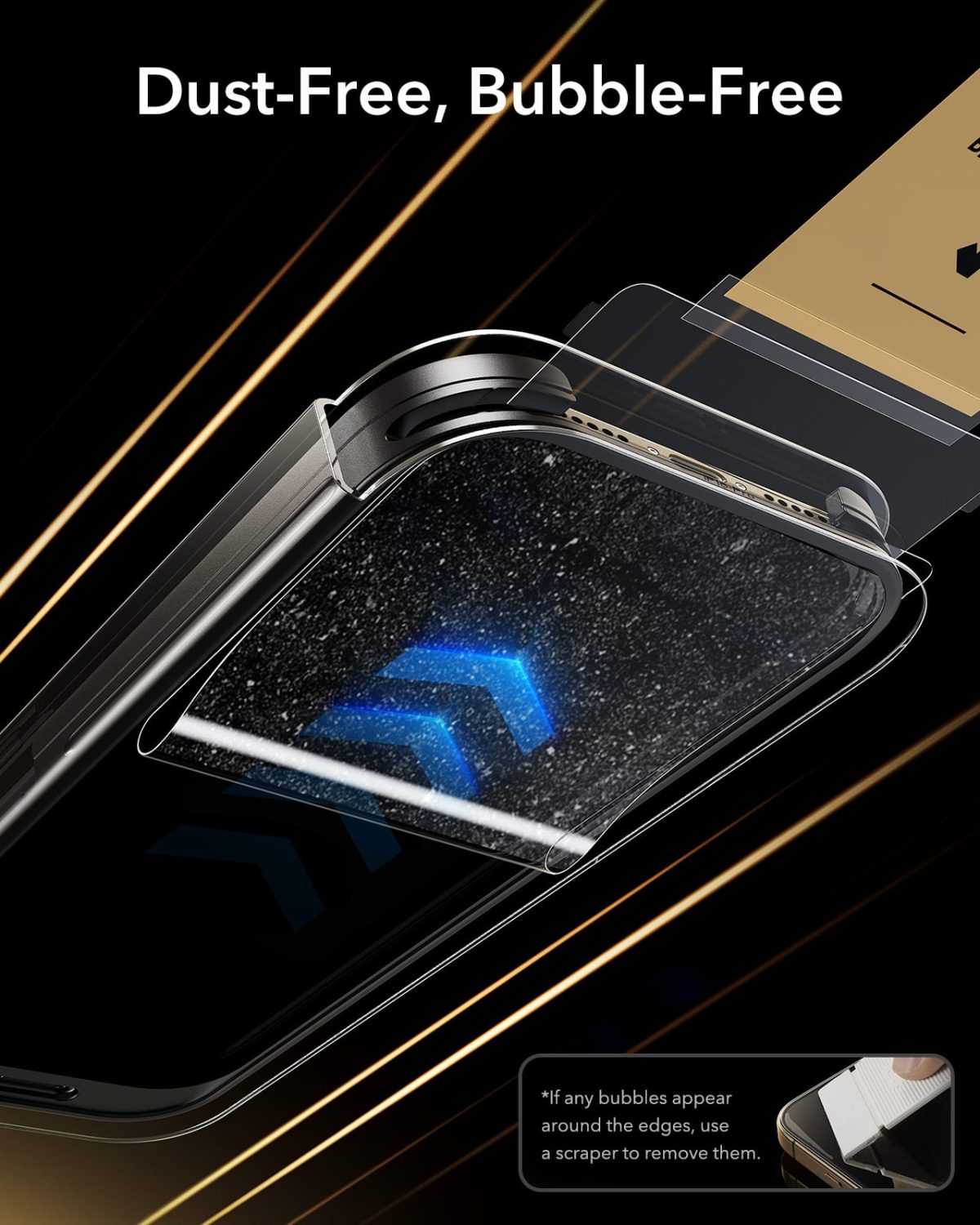 ESR Armorite Pro Applied on iPhone 17 Pro Max